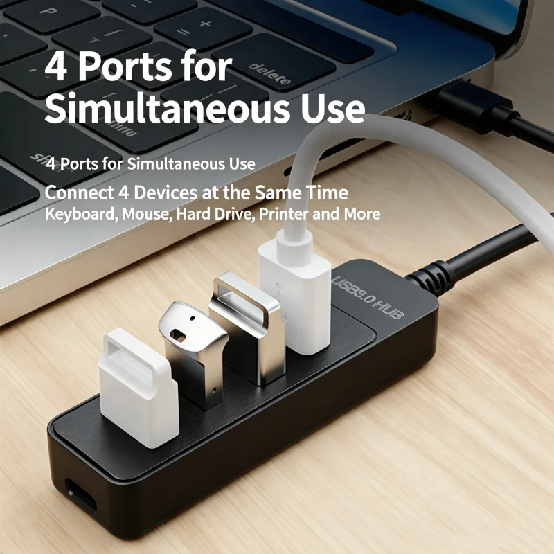 USB 3.0 HUB 4‑Port Splitter Wi - đánh giá và giá Pc Power Supply