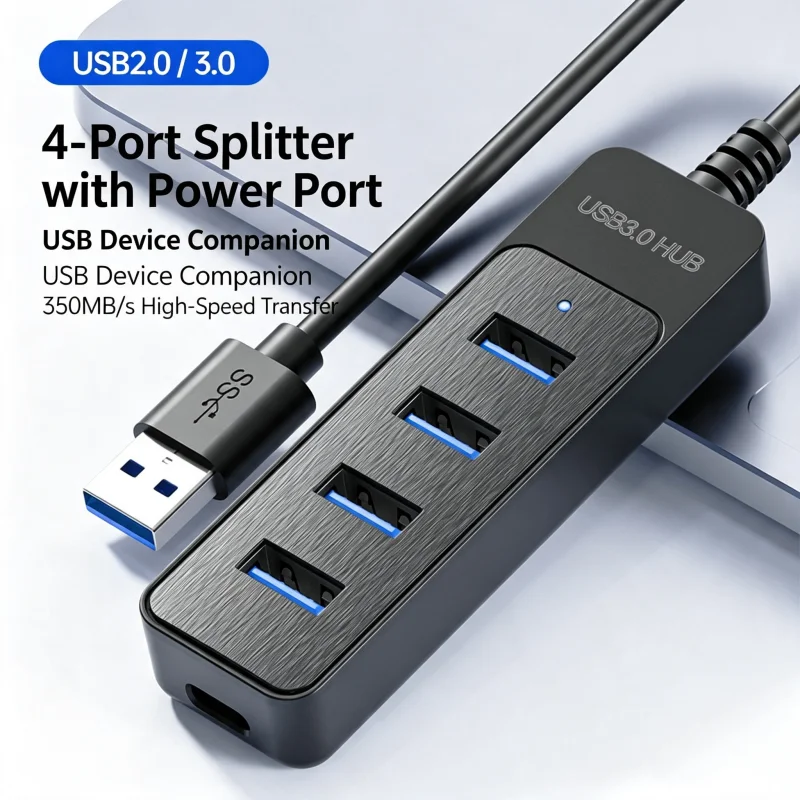 USB 3.0 HUB 4‑Port Splitter Wi - đánh giá và giá Pc Power Supply