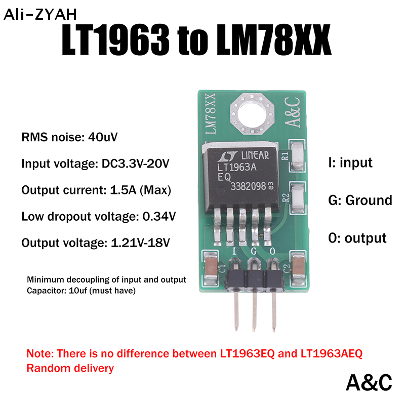 【TG16】1Pc 2026 New LT1963 - 78 - đánh giá và giá Power Supply