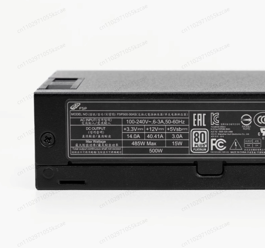 FSP500-30AS 500W Platinum Flex - đánh giá và giá Power Supply 500W