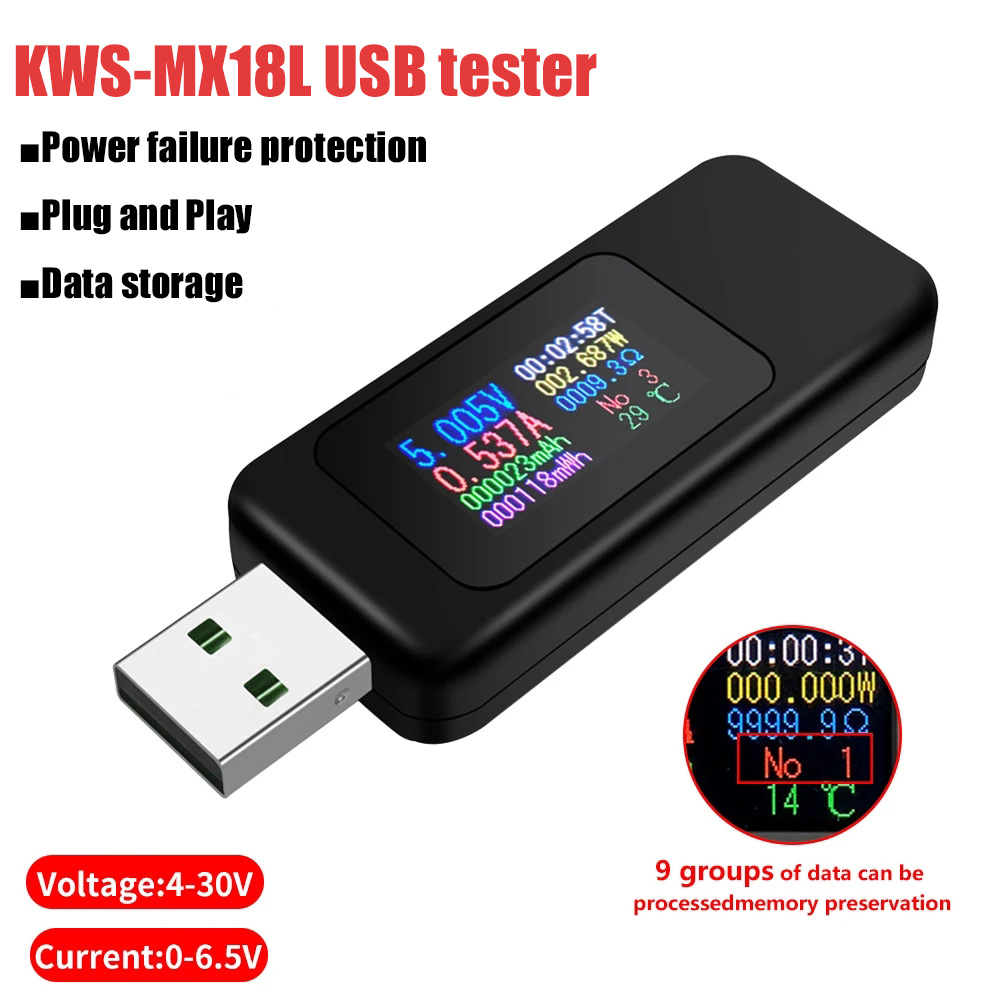 Bộ kiểm tra USB 10 trong 1, đồ - đánh giá và giá Power Supply Tester