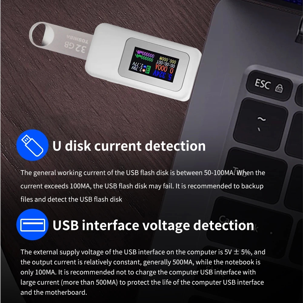 Bộ kiểm tra USB 10 trong 1, đồ - đánh giá và giá Power Supply Tester